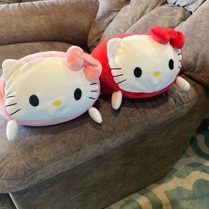 Sanrio Hello Kitty Mochi-Mochi 12” Plush X 2!